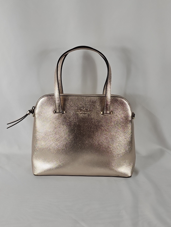 kate spade Handbags - kate spade Metallic Rose Gold Dome Satchel Handbag